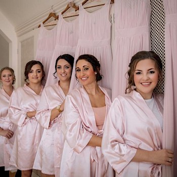 Just had their makeup done by Alluring makeup